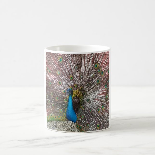 Mug Image de paon (Centre)