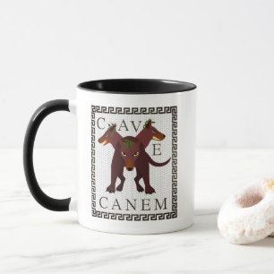Mug Image gréco-romain "Cave Canem" Attention au Chien
