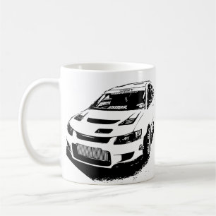 Mug Image vectorielle de Mitsubishi Evolution