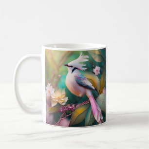 Mug Imaginaire blanc crêpé à queue blanche Jay