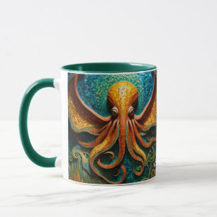 Mug Imaginaire Cute Vivid Octopus Belle mosaïque