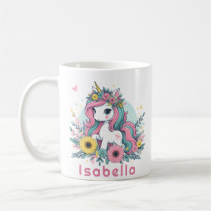 Mug Imaginaire floral mignon Monde enchanté de fille U