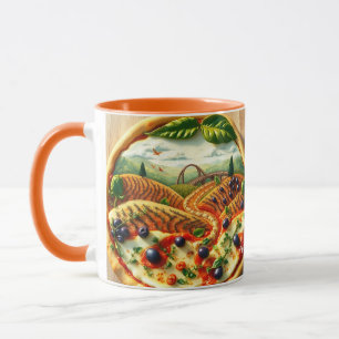 Mug Imaginaire Mignonne Whimsical Paysage Italien