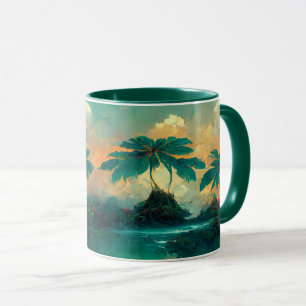 Mug Imaginaire tropical Mer & Palmiers