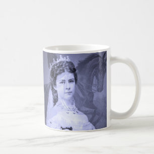Mug Impératrice Elisabeth d'Autriche chevaux - à des