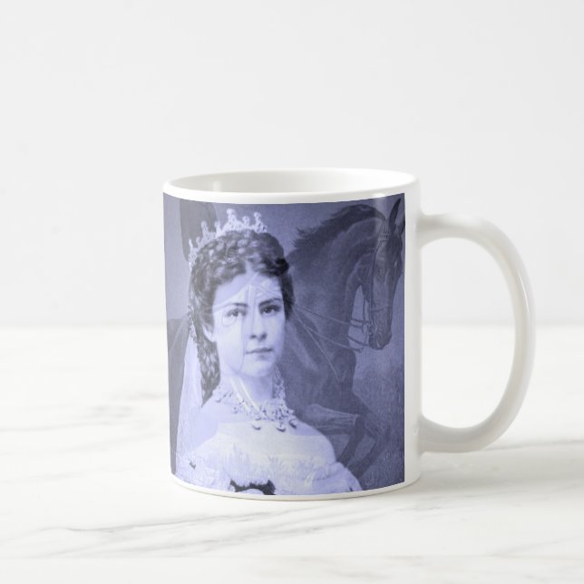 Mug Impératrice Elisabeth d'Autriche chevaux - à des (Droite)