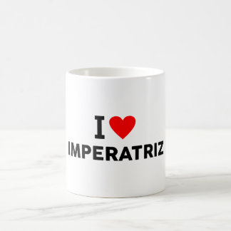 Mug Imperatriz Brésil ville d'amour cœur comme voyage