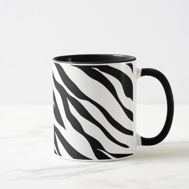 Mug Impression animale - zèbre (Droite)