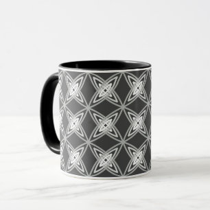 Mug Impression atomique moderne du milieu du siècle -
