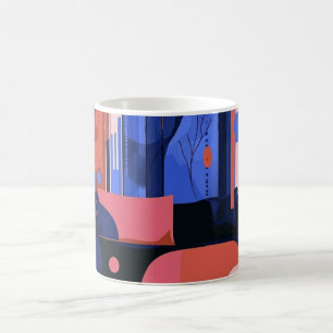 Mug Impression d'art mural Formes géométriques et coul
