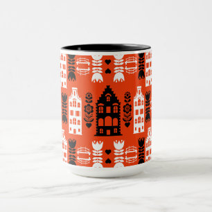 Mug Impression d'art populaire hollandais Pays-Bas
