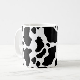 Mug Impression de vache noire et blanche