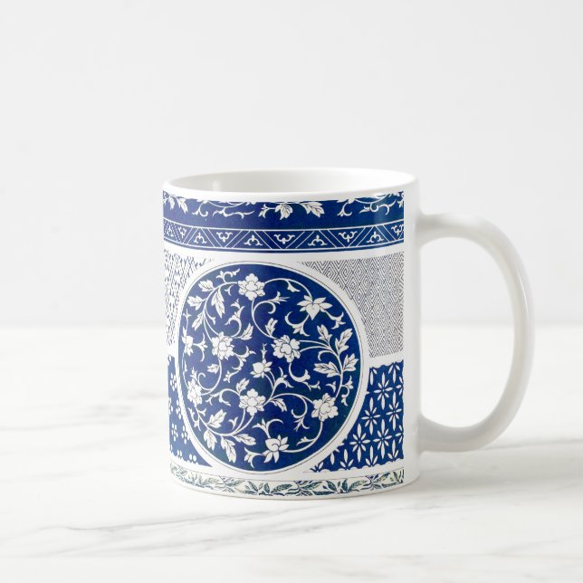 Mug Impression d'ornement floral classique (Droite)