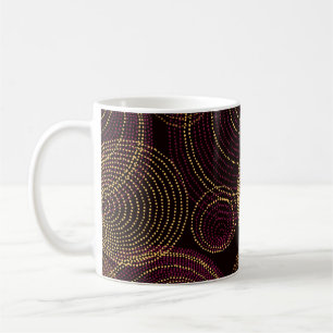 Mug Impression géométrique Or Luxuriante