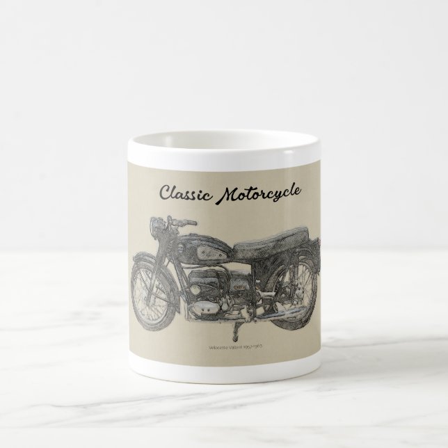 Mug Impression moto classique des années 1960 (Centre)