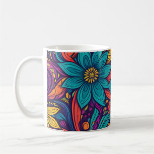 Mug Impression pop art floral