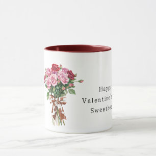 Mug Impression vache Arc rose rouge Roses Saint-Valent