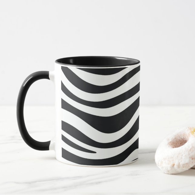 Mug Impression Zebra (Avec donut)