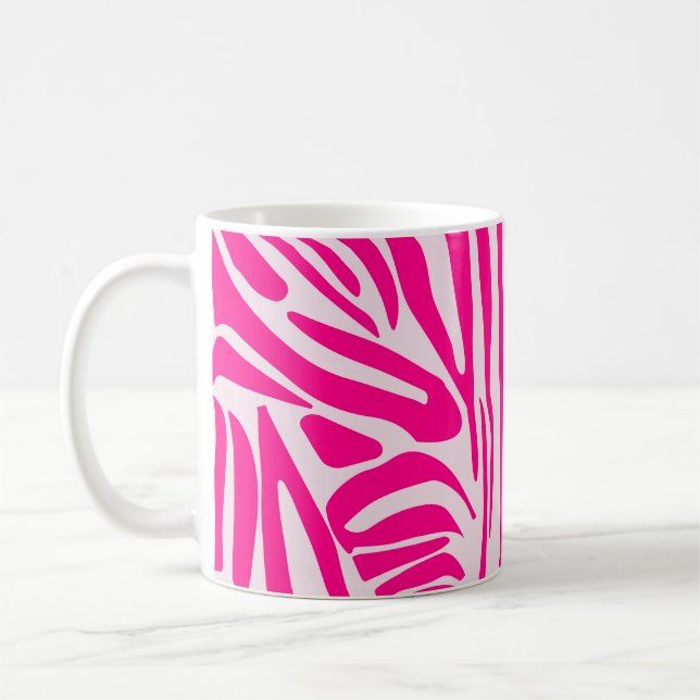 Mug Impression zèbre rose (Gauche)