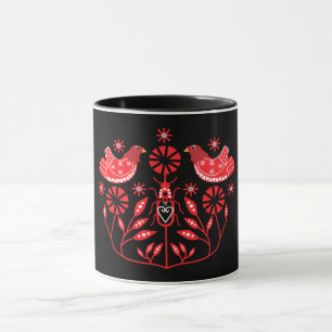 Mug Imprimantes d'art populaire scandinave Fleece de