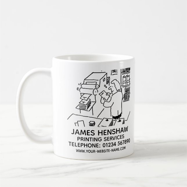 Mug Imprimantes Services d'impression Professionnel Pr (Gauche)