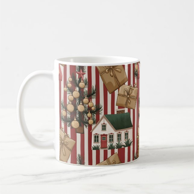 Mug Imprimer Noël Jolly Père Noël (Gauche)