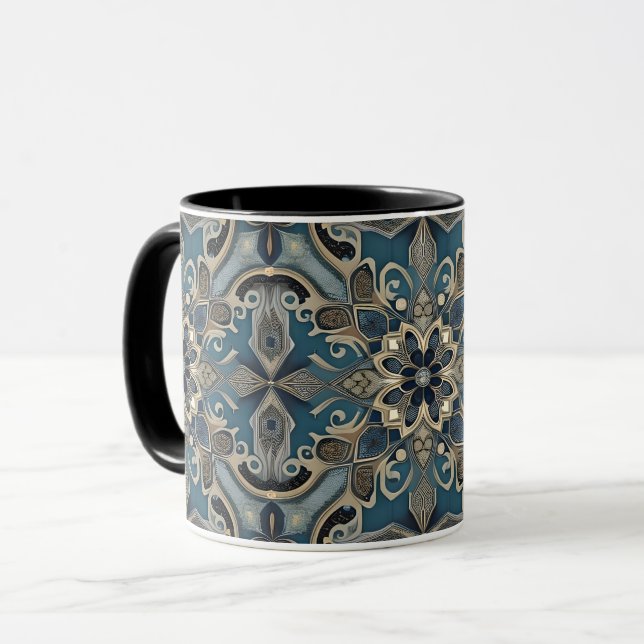 Mug in blue (Devant gauche)