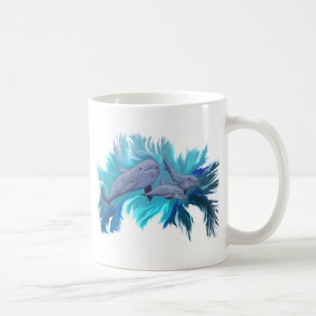 Mug In der Delfin - Schule (Droite)