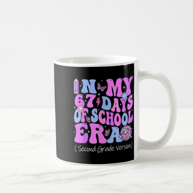 Mug In My 67 Days Of School Era Groovy Second Grade Ve (Droite)