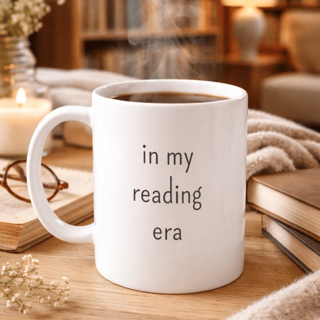 Mug In My Reading Era Minimalist Book Lover (Créateur téléchargé)