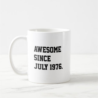 Mug Incroyable depuis juillet 1976 Drôle de 50e annive