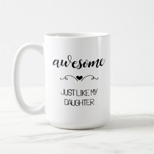 Mug Incroyable tout comme la fille la mère