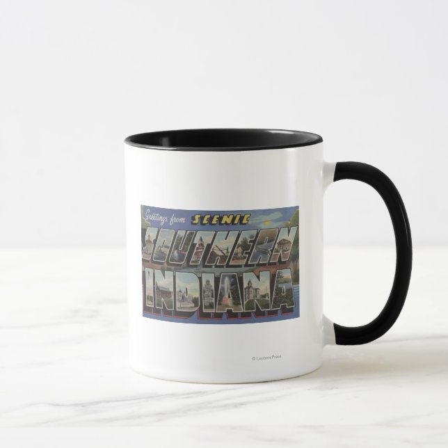 Mug Indiana (Sud) - Scènes de grandes lettres (Droite)