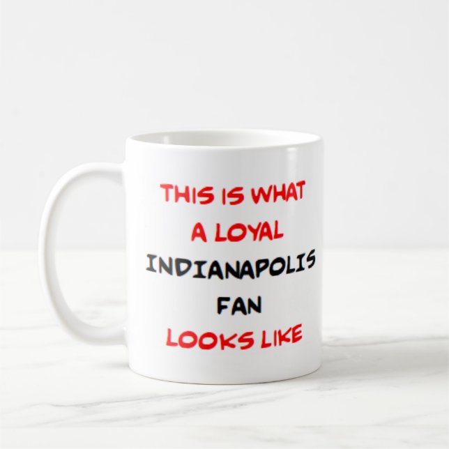 Mug indianapolis fan, loyal (Gauche)