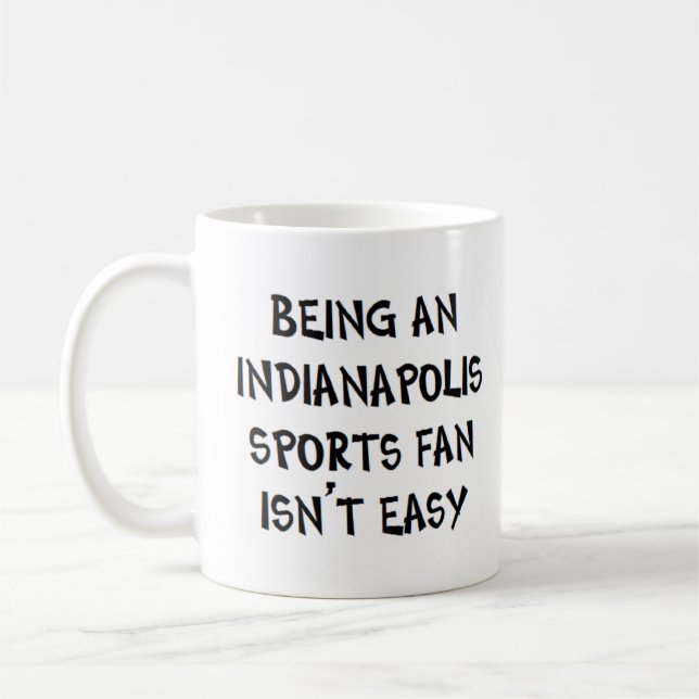 Mug indianapolis sports fan, being (Gauche)
