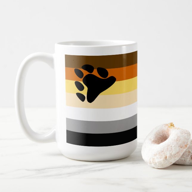 Mug Indicateur de la fierté de l'ours (Avec donut)