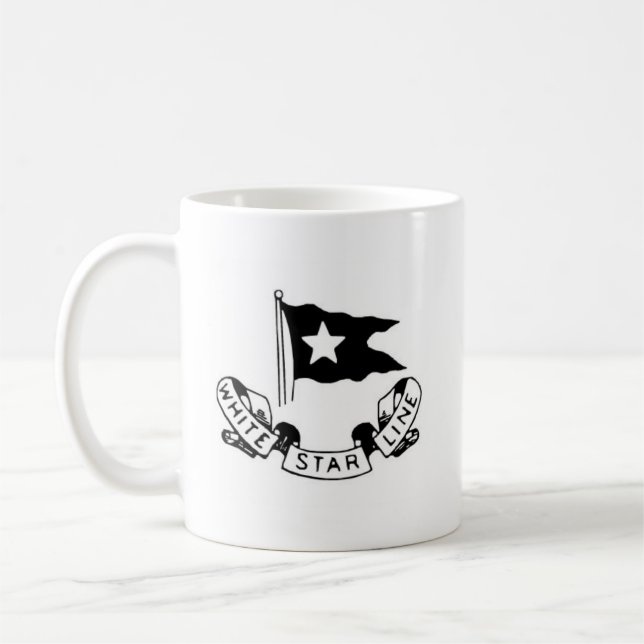 Mug Indicateur de ligne Titanic White Star (Gauche)