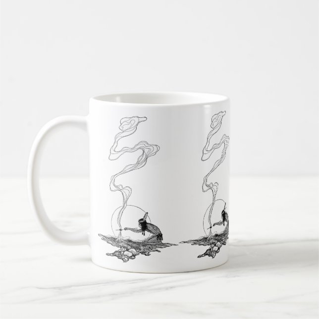 Mug Indien dans sa solitude par NC Wyeth Western Vinta (Gauche)