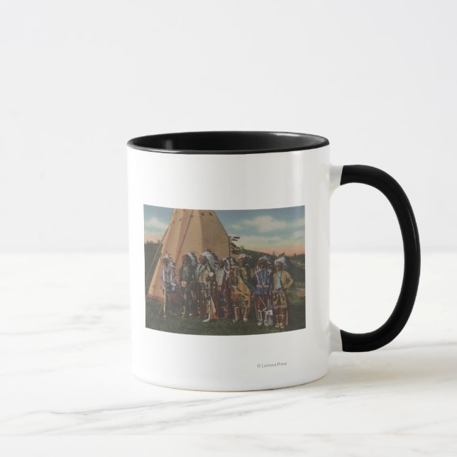 Mug Indiens du Nord-Ouest - Rangée des chefs indiens e (Droite)