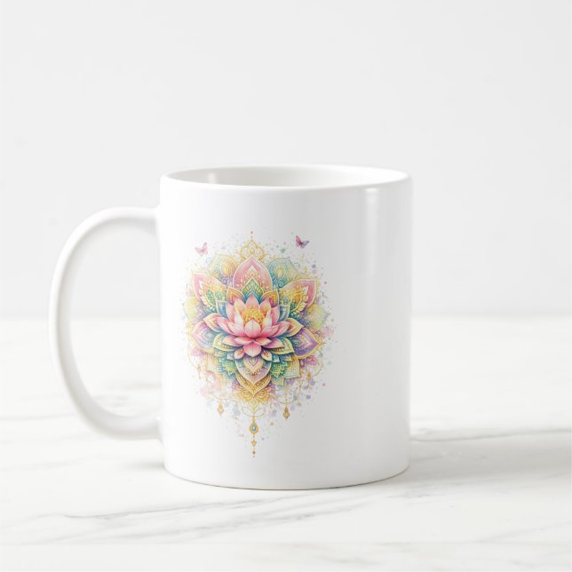 Mug Indischer Frühling - Lotusblüte (Gauche)