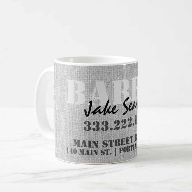 Mug Industrie moderne Gris Barber (Devant gauche)