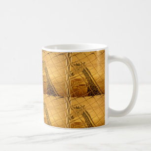 Mug Infinie Golden Giraffe Animal Motif Art Imprimer