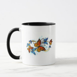 Mug Infinité de papillons monarques