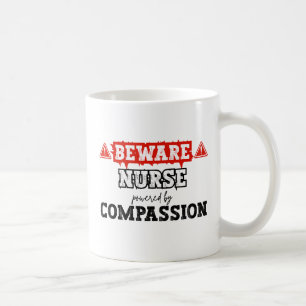Mug Infirmière Alimentée Par La Compassion   Infirmièr