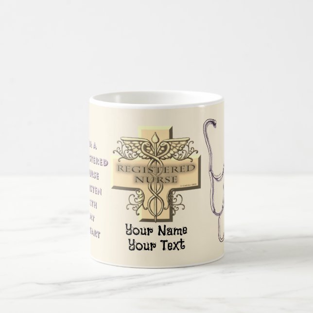 Mug infirmière au stéthoscope  (Centre)