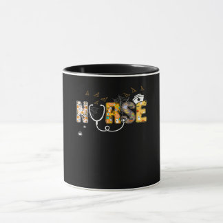 Mug Infirmière Cadeau Halloween avec Citrouille Boo Sp