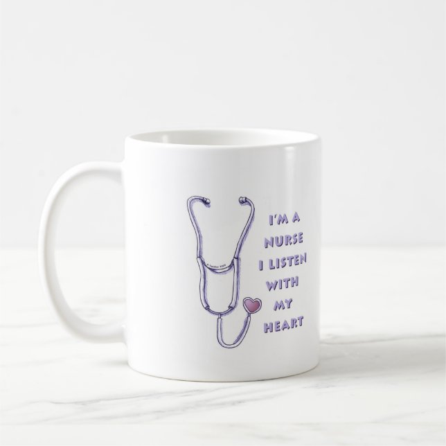 Mug Infirmière cardiaque (Gauche)