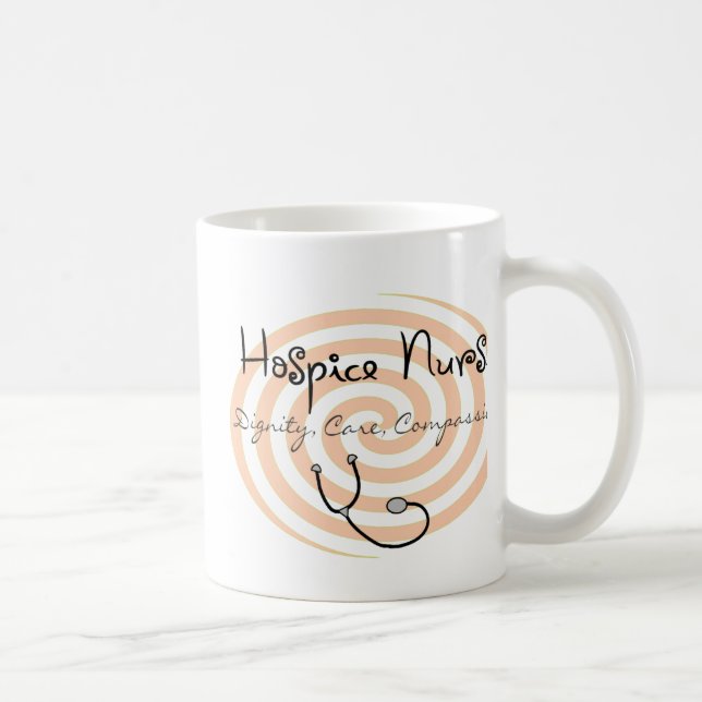 Mug Infirmière "compassion d'hospice de soin de (Droite)