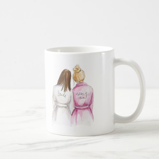Mug Infirmière de blonde de jeune mariée de brune de (Droite)