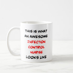 Mug infirmière de contrôle des infections, génial
